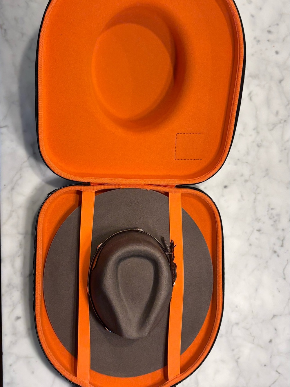 UNISEX American Hat Makers Wool Hat + Hardshell Travel Case SM - Picture 4 of 8